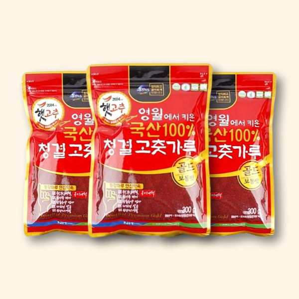 영월농협 동강마루 햇 청결 고춧가루 보통맛 300g x 3팩 국산 건고추 100%, 300g, 3개 47,800원