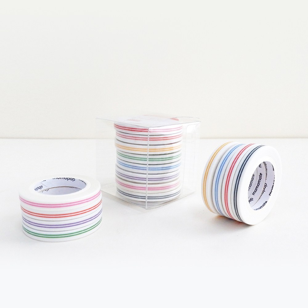 모모마테 밑줄 쫙 마스킹테이프 세트, 단품 15,000원