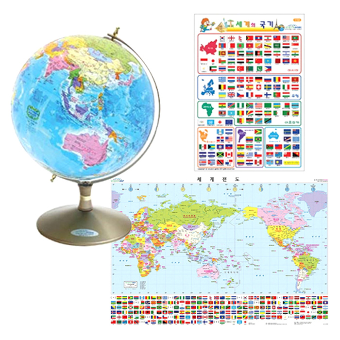 서전지구 행정도 지구본 SJ-260-E1 + 국기스티커 + 세계전도 38,140원