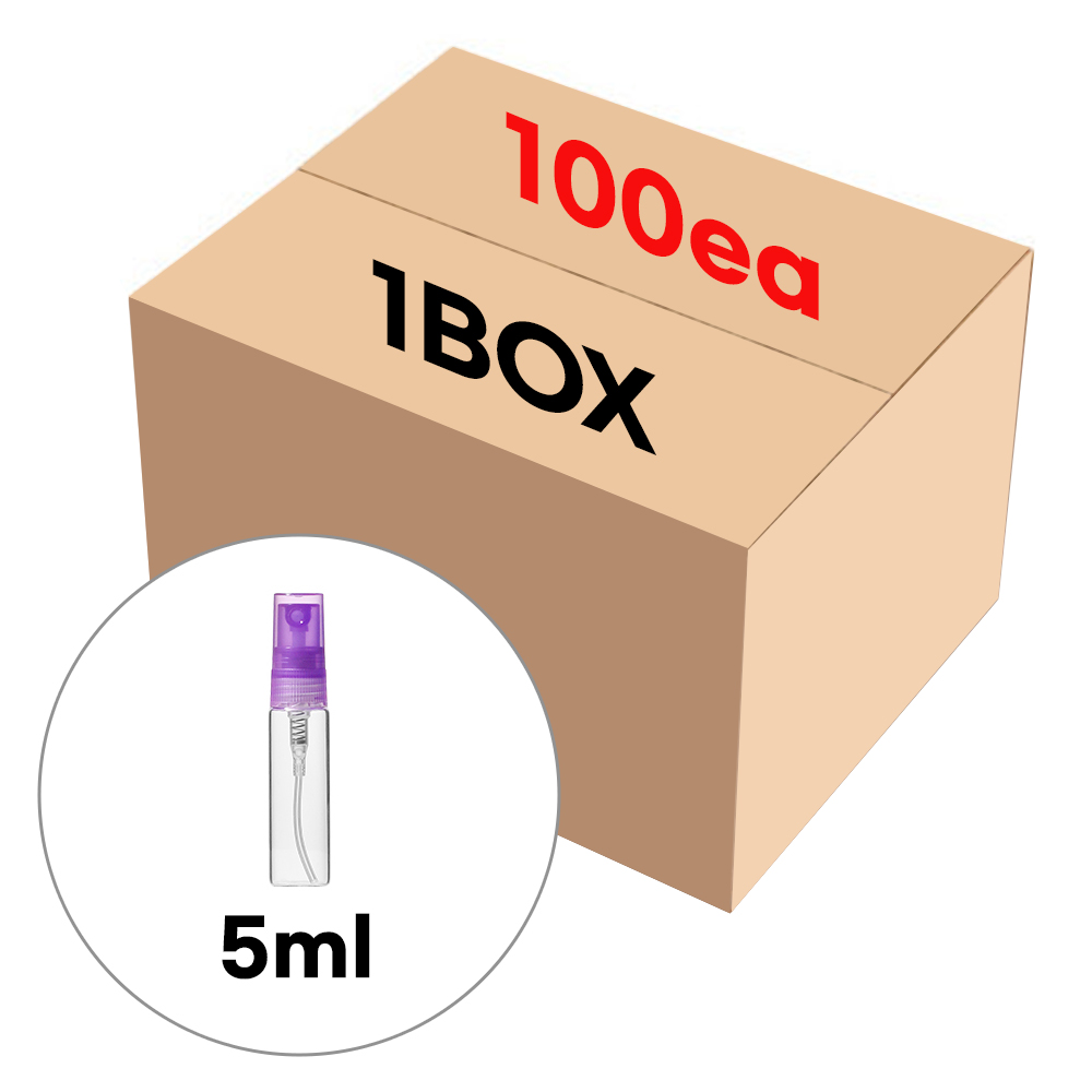 플라스틱캡 스프레이 용기 하늘뚜껑 투명 5ml (1BOX 100개), 100개 20,900원