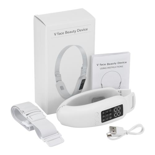 EMS브이라인 얼굴마사지기 얼굴 리프팅 마사지기 이중 턱 라인 벨트 레드 블루 라이트 페이스 슬리밍 진동 스킨케어 기기 23,000원