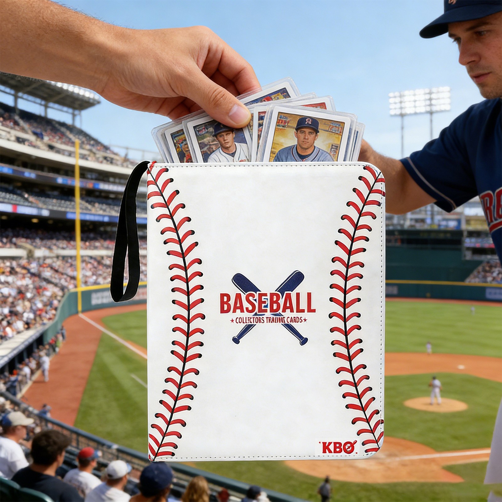 KBO 프로야구 선수 카드 수집 바인더, 400 포켓 대용량 가죽 소재 앨범 14,900원