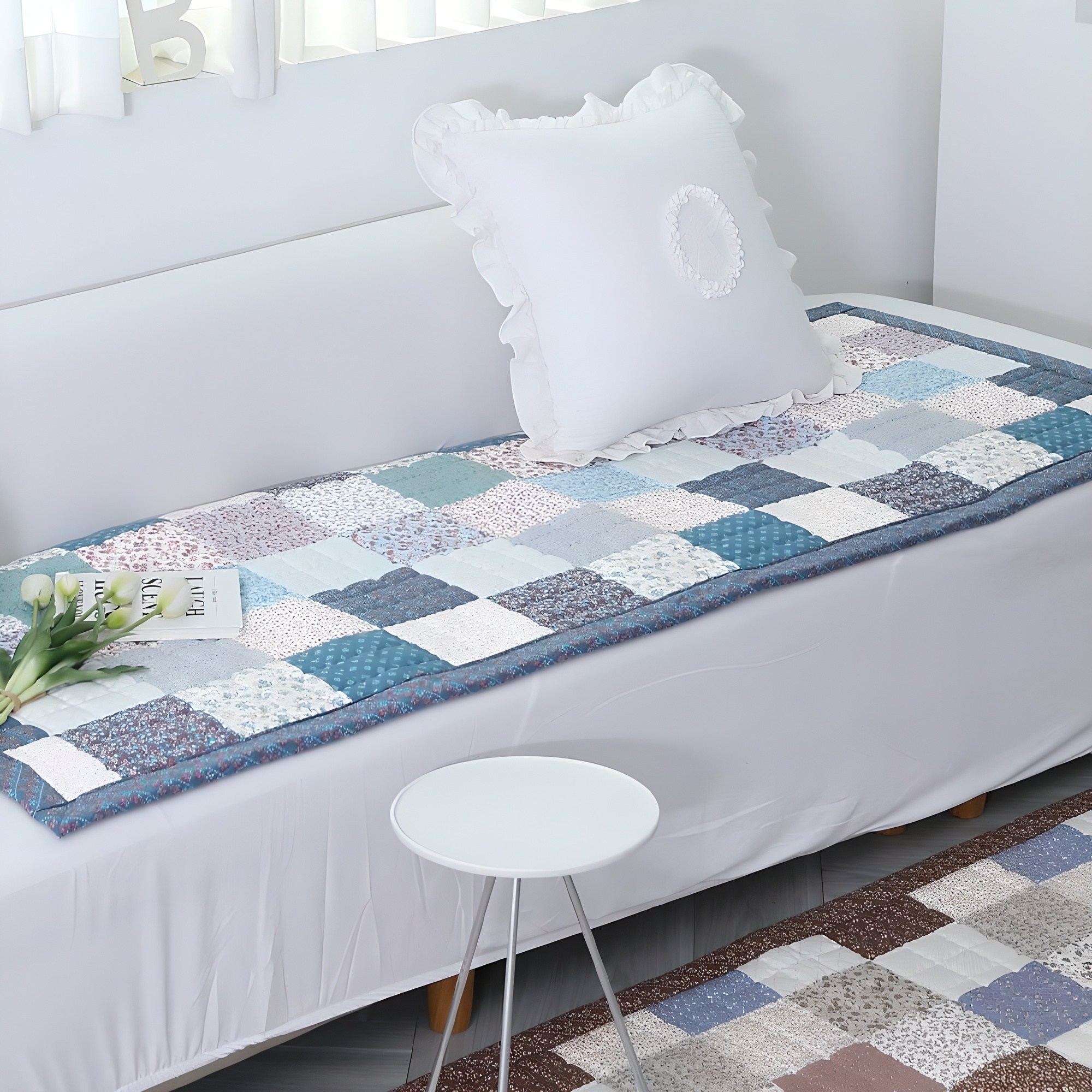 세라패치 30수 광목순면100% 소파패드 미끄럼방지 사계절 (돌소파패드, 3인, 4인) 쇼파매트, 현재가 30,800원