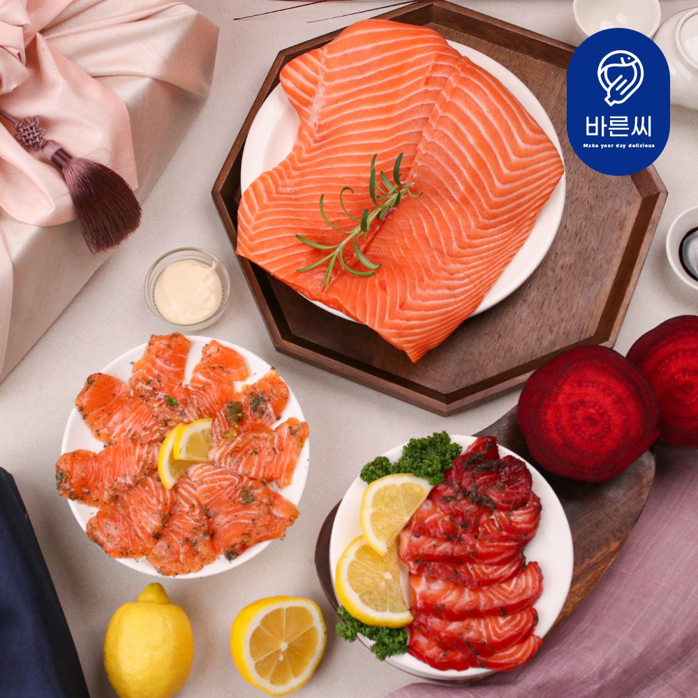 바른씨 프리미엄 연어스페셜 선물세트 99,900원
