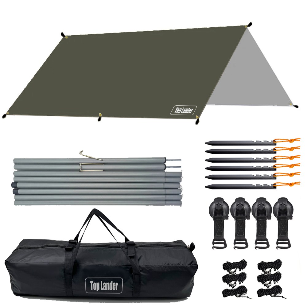 탑 랜더 대형 렉타 캠핑 방수 타프 차량용어닝 야외용 UV 차단 63,550원