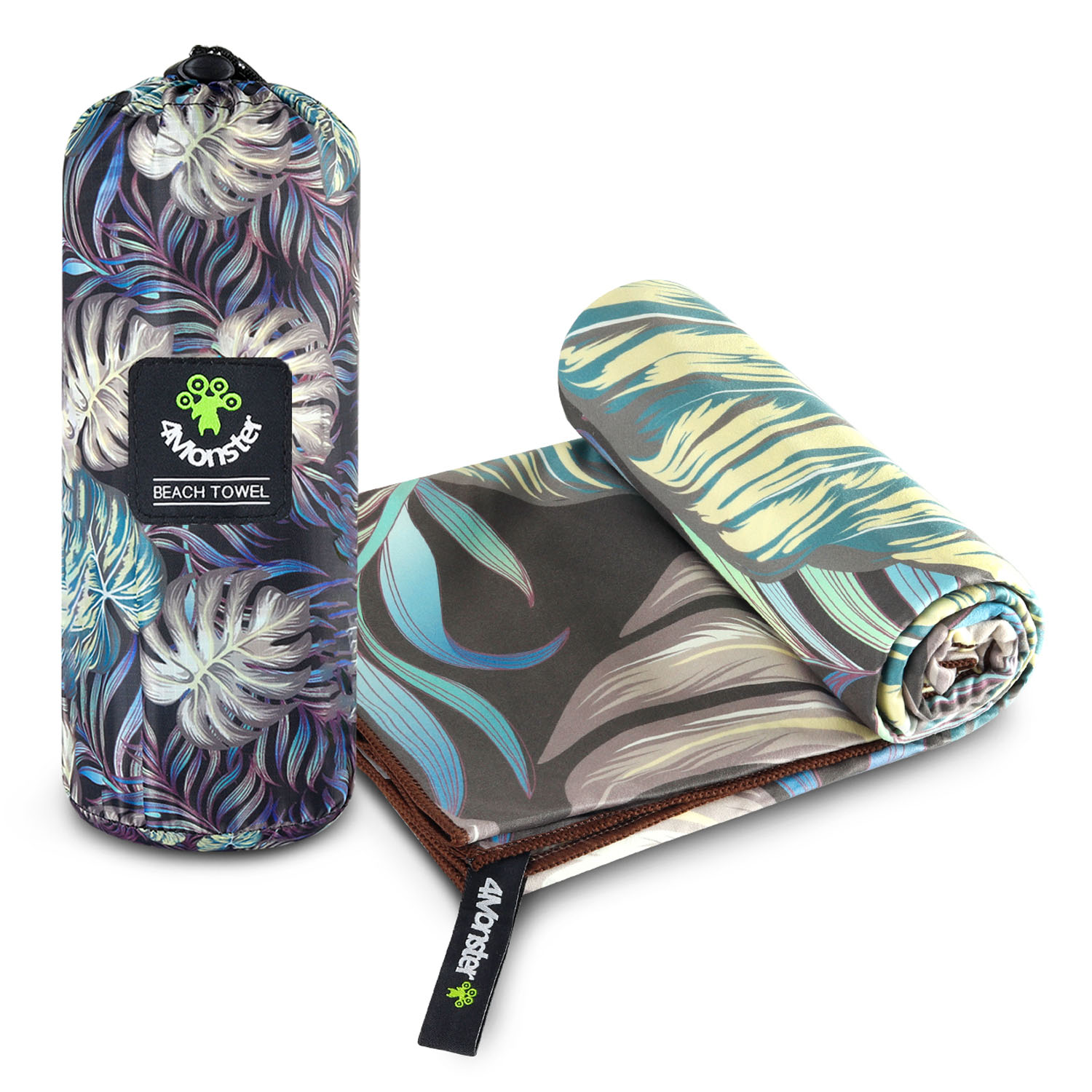 4몬스터 트로피칼 극세사 비치타월 대형 160 x 80 cm 34,000원