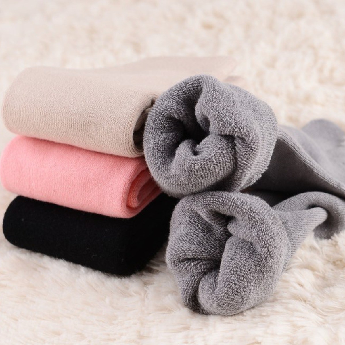 여성 겨울 발가락양말 쿠션 두꺼운 여자발가락양말 4켤레세트 18,900원