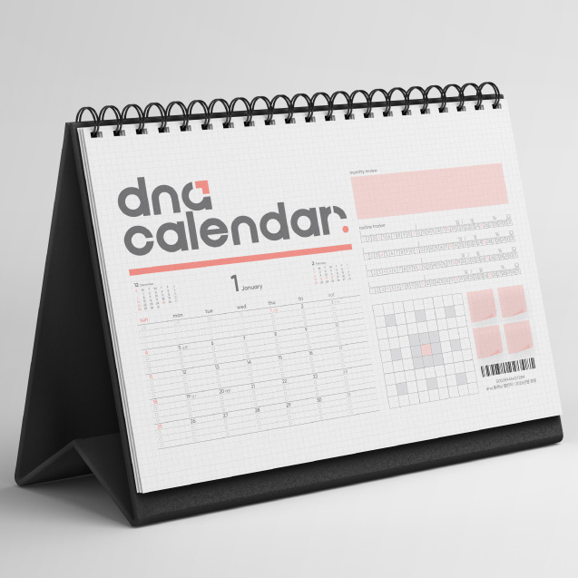 2026년 dna 스케줄 탁상 달력, 1개 10,980원