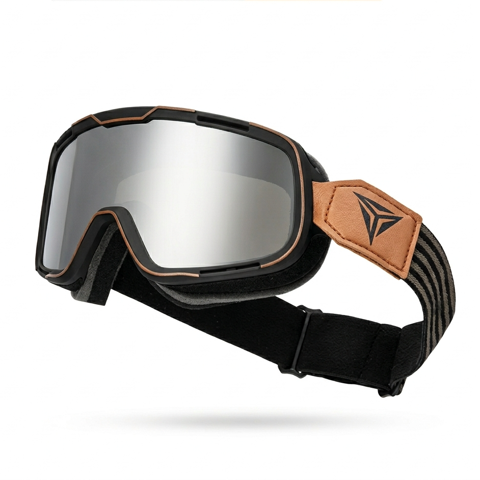 NJB 오토바이 클래식 바이크 고글 스쿠터 레트로 미러 빈티지 방풍 안경 34,500원