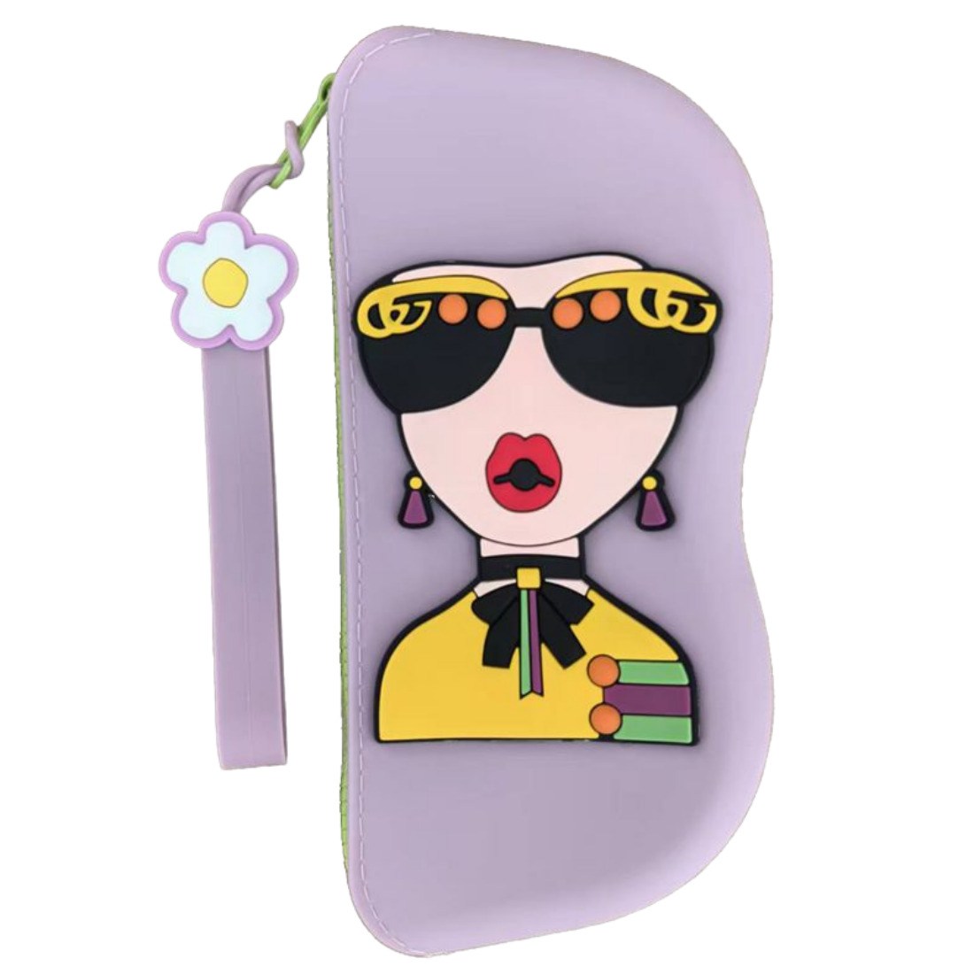 온리코 휴대용 실리콘 안경 케이스, 1개, 퍼플 6,300원