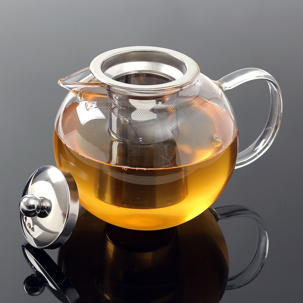 로하티 소담 내열유리 차포트 1.3L 거름망 티주전자, 1개 14,770원