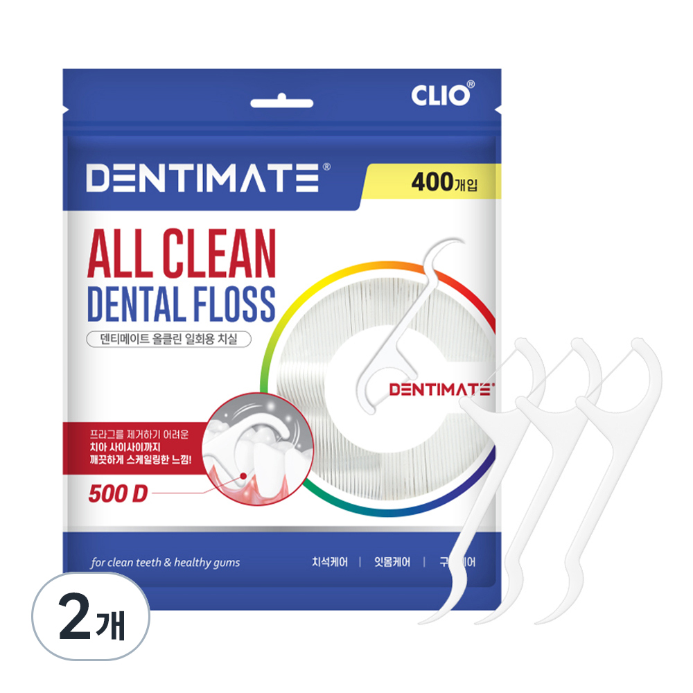 크리오 덴티메이트 올클린 일회용치실, 80mm, 400개입, 2개 10,800원