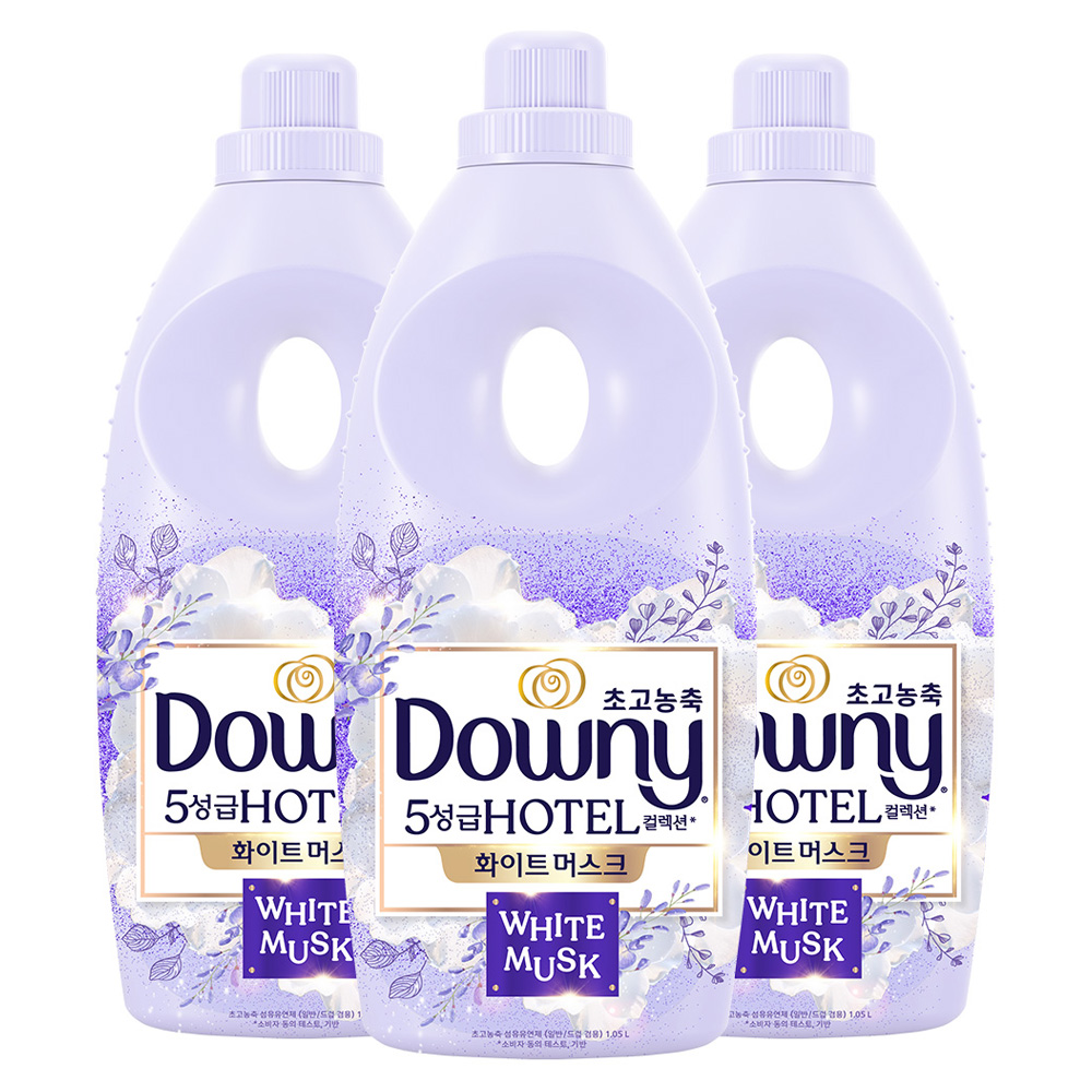 다우니 초고농축 5성급 호텔 컬렉션 섬유유연제 화이트 머스크 본품 18,590원