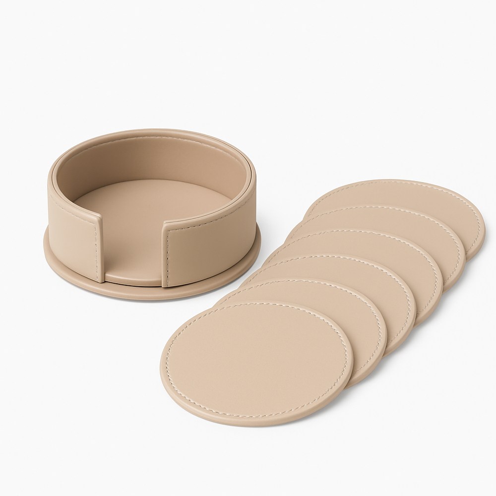 아자소 가죽 티코스터 컵받침 14,900원