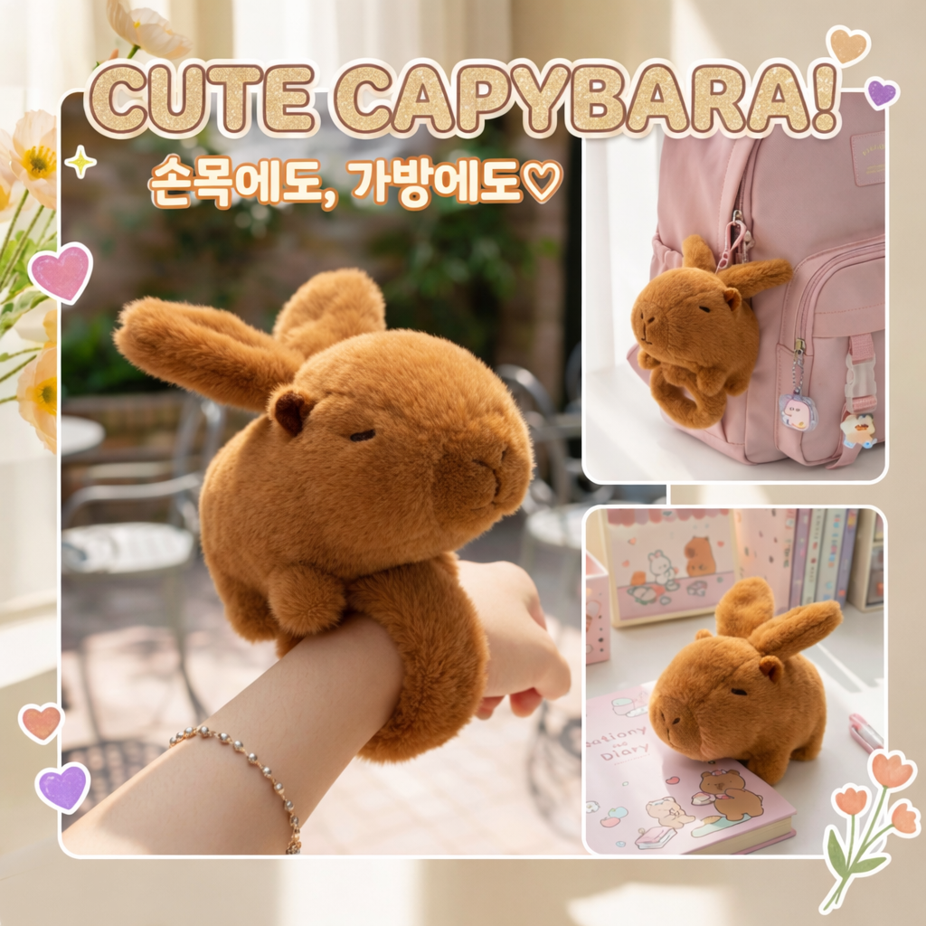 다잇대 감성 인기템 카피바라 손목 인형 14,100원