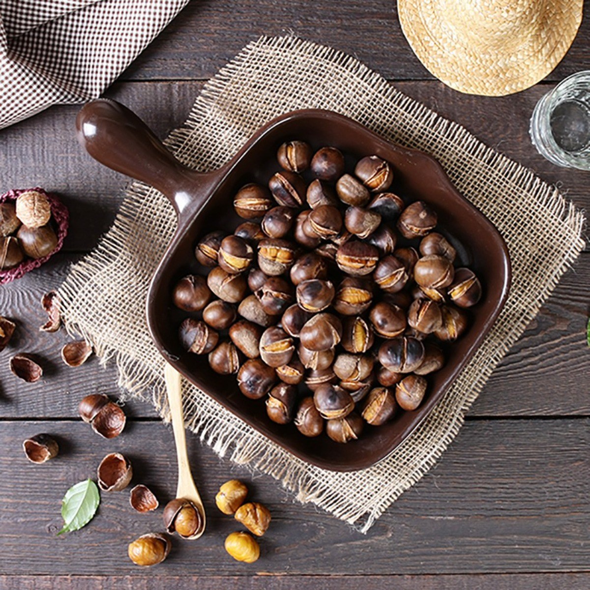 [더조은푸드] 달콤한 영양간식 구워먹는 칼집 약단밤 1kg 65,900원