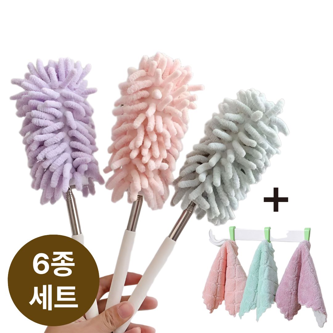 갓성비상회 먼지쓱싹 실내 차량용 먼지털이 3p + 초극세사행주 3p 15,900원