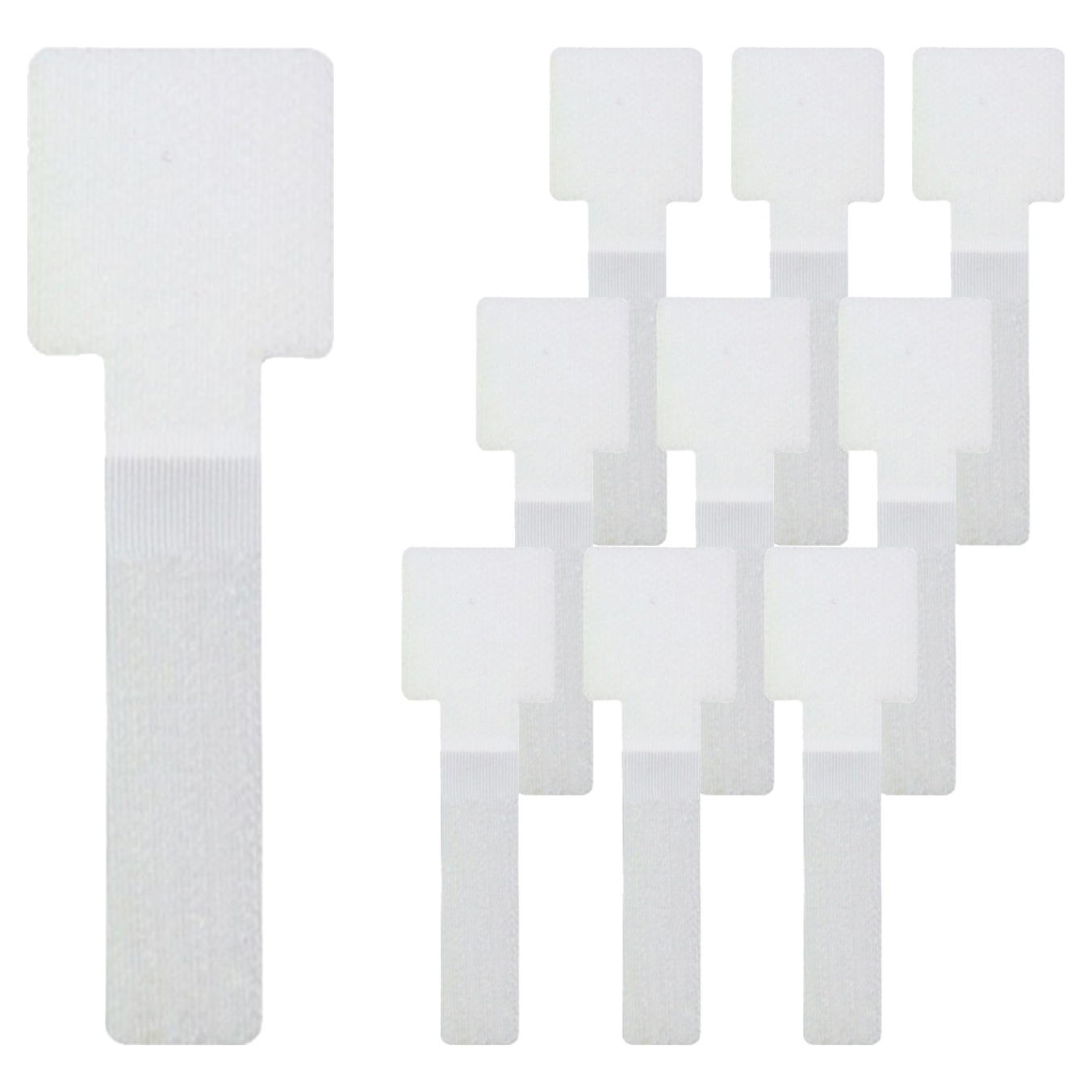 앞날창창 무타공 접착 벨크로 전선 케이블 정리 밴드, 화이트, 10개 2,750원