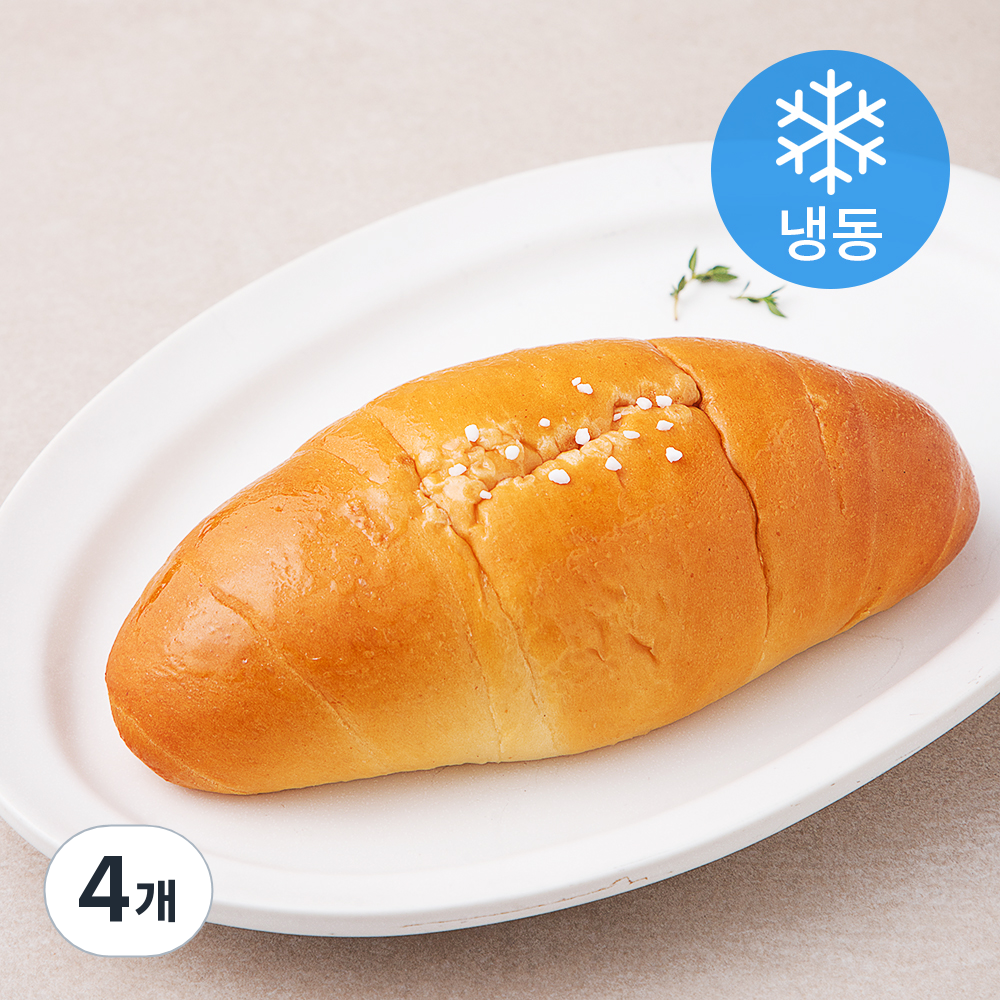 [로켓프레시] 외계인방앗간 소금버터 쌀빵 (냉동), 100g, 1개입, 4개 11,800원