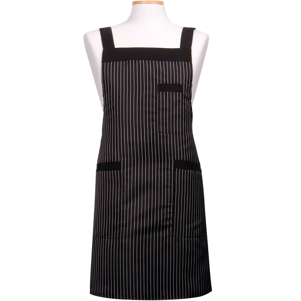 로사홈 스트라이프 멜빵 앞치마 소, 검정, 1개 14,800원