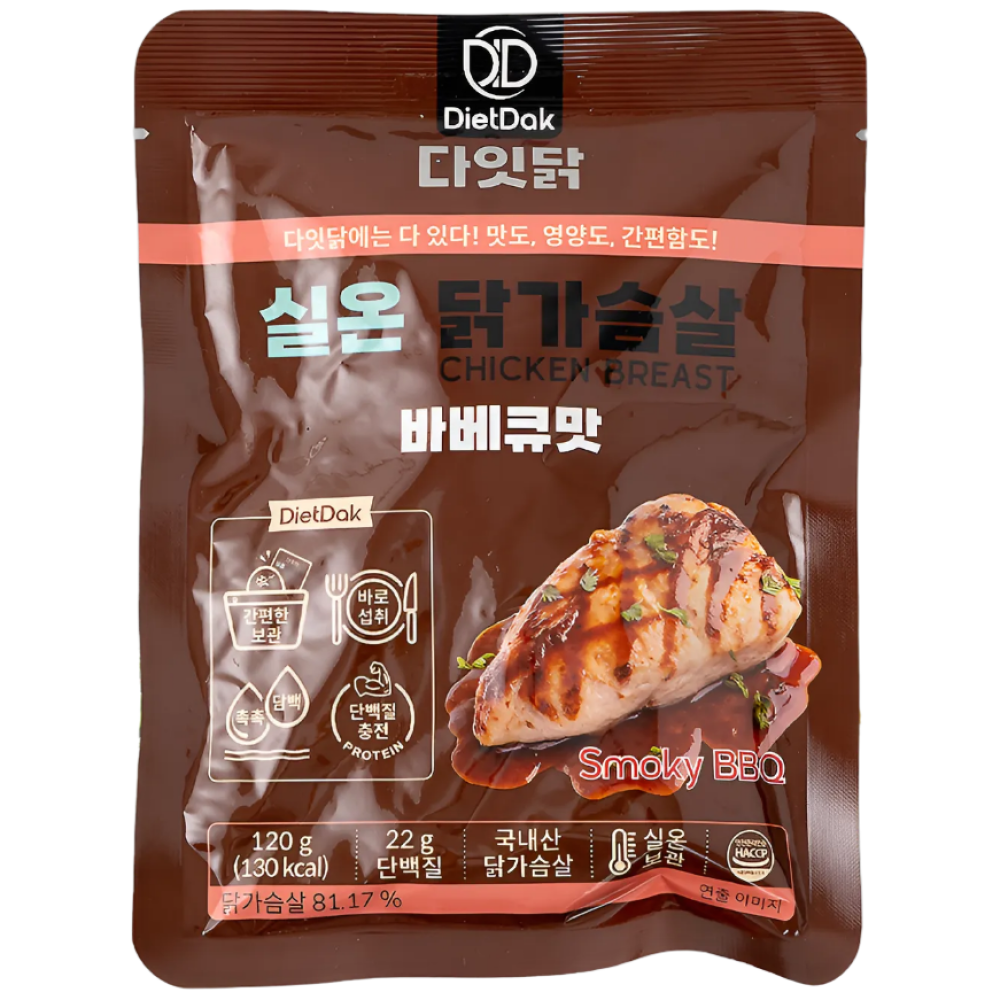 다잇닭 실온 닭가슴살 바베큐맛 120g 60개, 60개, 120g 144,000원