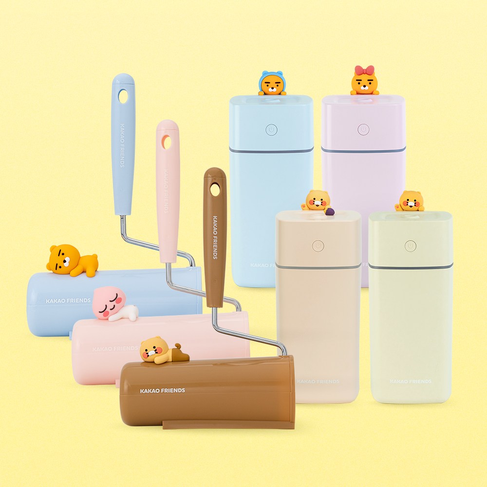 (가정의 달 선물 추천) 카카오프렌즈 베이직 데일리 가습기+롤 클리너 35,000원