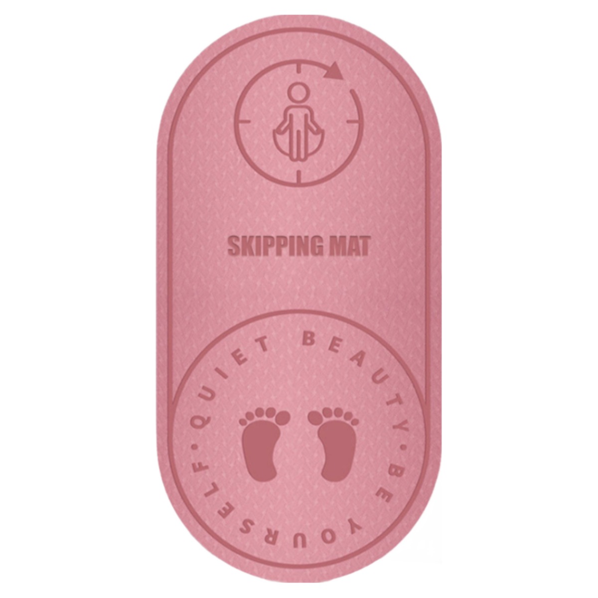 써니요가 두꺼운 요가 줄넘기 매트 층간소음 방지 실내 운동 점핑 매트, 핑크, 1개 27,900원