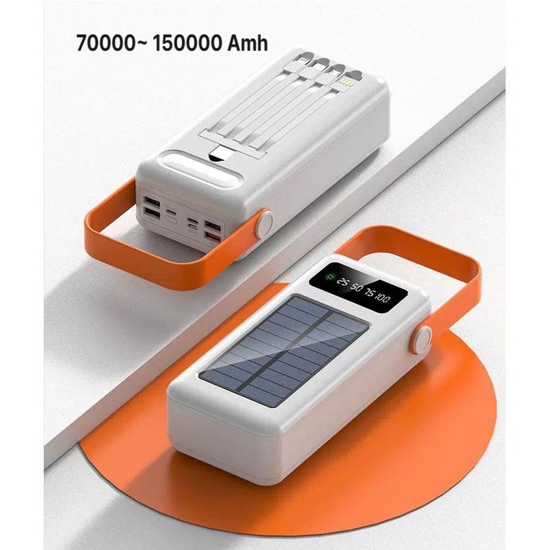 초대형 용량 태양광 충전 보조배터리 낚시 캠핑 야외 여행 랜턴 150000amh 69,440원