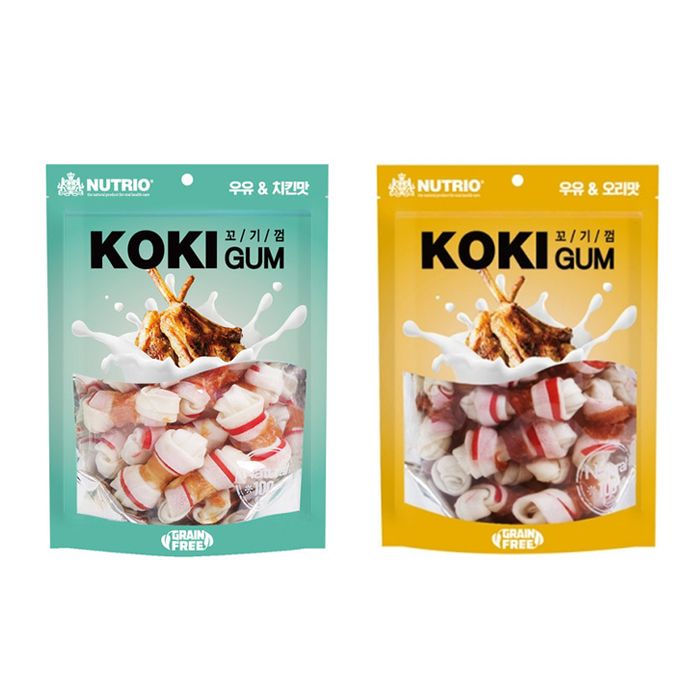 꼬기껌 우유 치킨맛,오리맛 딩고15p 8봉/강아지간식, 치킨딩고15p 30,000원