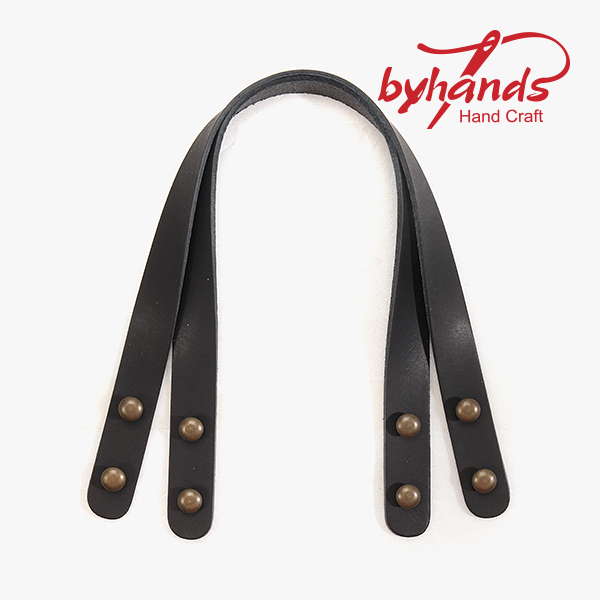바이핸즈 42cm 토트백가방끈 통가죽 솔트레지핸들, 블랙, 2개 17,100원