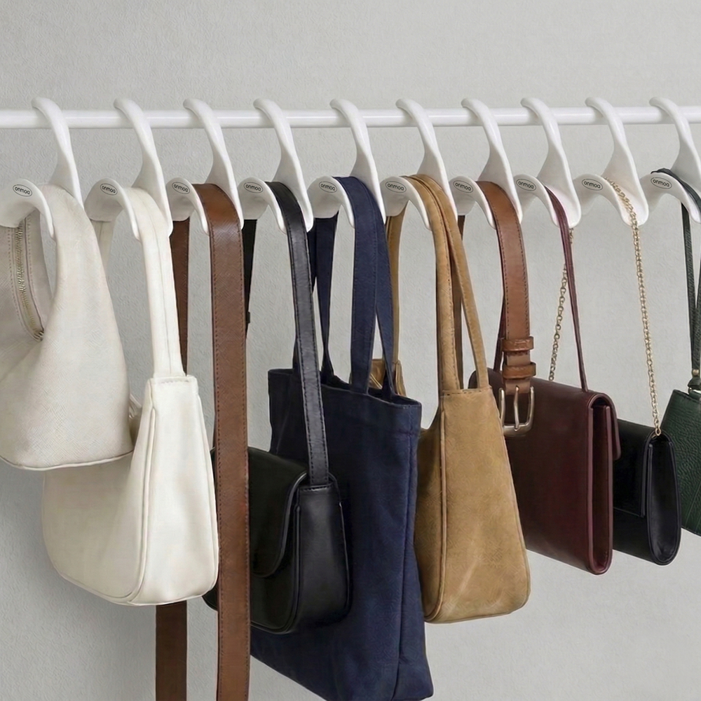 온모아 아치형 가방 모자 스카프 다용도걸이, 화이트, 10개 4,200원