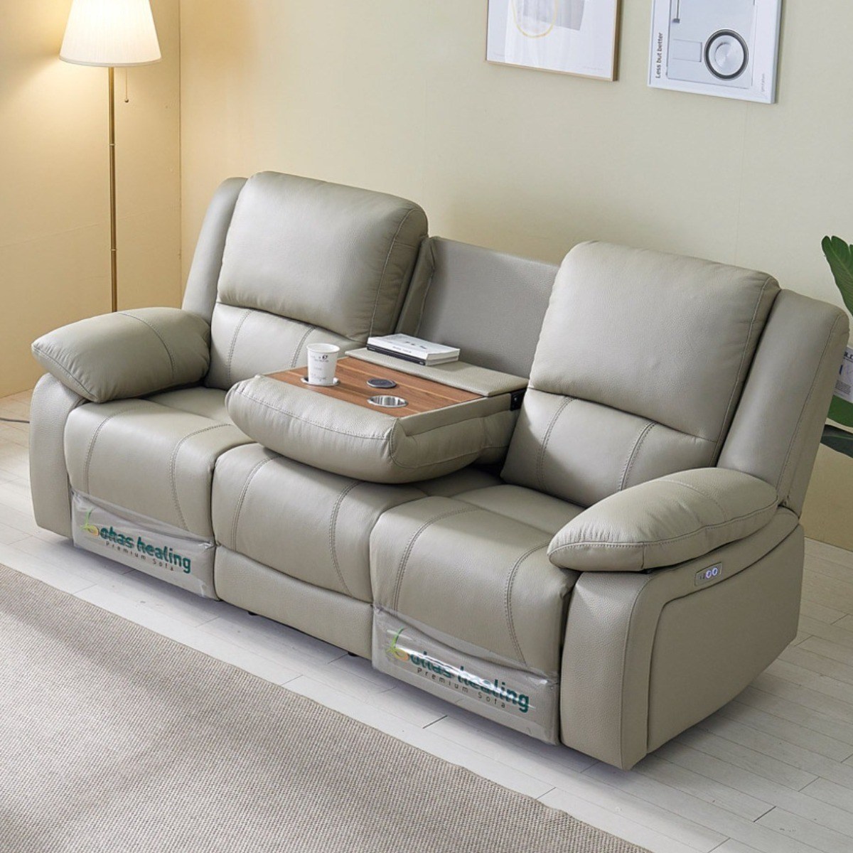 파로마 클레오 황소 통가죽 천연면피 리클라이너 쇼파 3인 제로월 1,290,000원