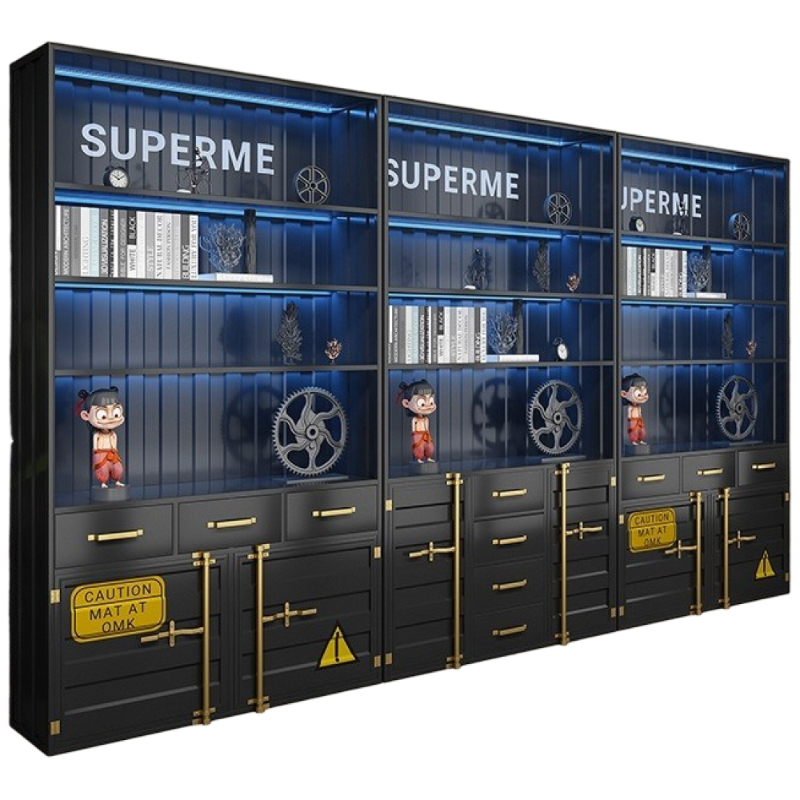 캐비닛 인테리어 디스플레이 와인 진열장 카페진열대 철제 수납장 피규어 장식장 727,000원