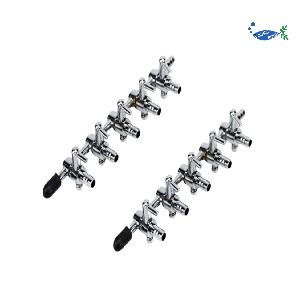 영아쿠아 에어발생기 기포기 전용 스테인레스 에어 조절기 5구 8,500원