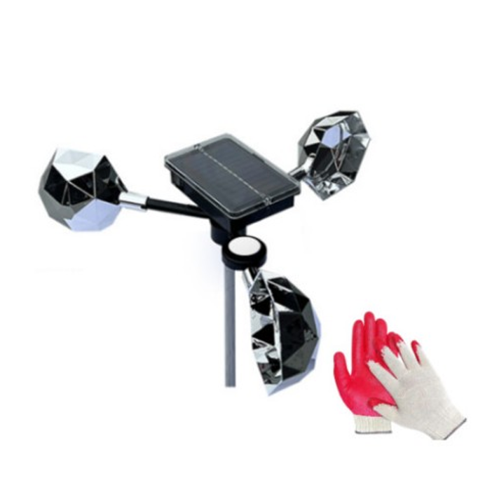 초강력 태양광 조류퇴치기 360도 회전 반사광 경보음 농작물보호 27,000원