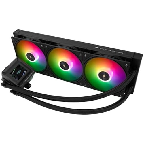 Thermalright FW 240 SE ARGB 블랙-AIO CPU 액체 쿨러, 320 * 240 해상도의 IPS LCD 화면, AM4/AM5용, 인텔 LGA1700/1851용, 169,560원