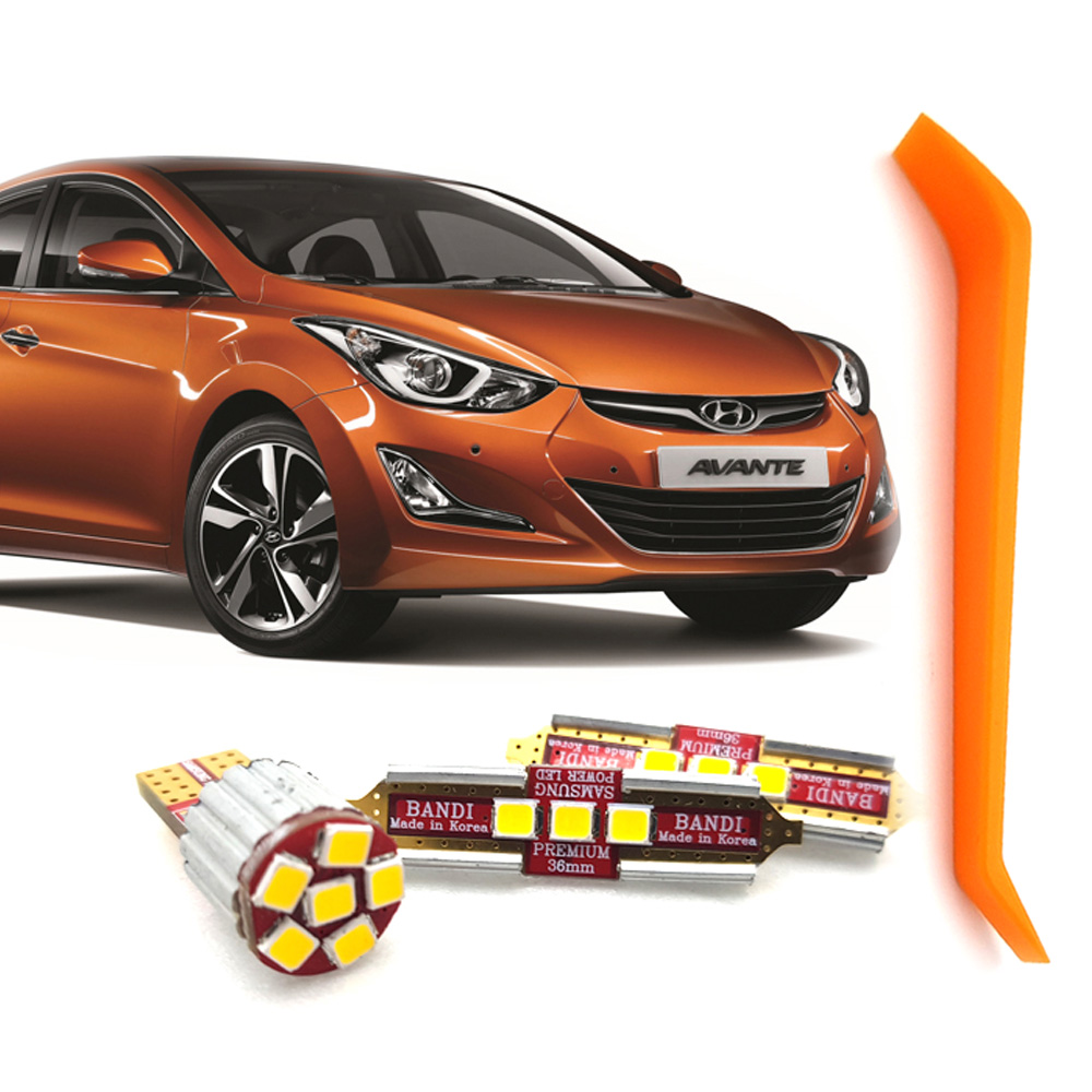 반디 LED 풀세트 아반떼MD (10년8월~15년8월) 실내등 번호판등 리무버, 트윈2개 31-6개 아반떼MD, 1세트 18,800원