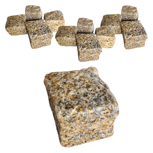 WITH블럭 호피 사구석 굴림석 100x100x100mm, 12개, 2.5kg 37,920원