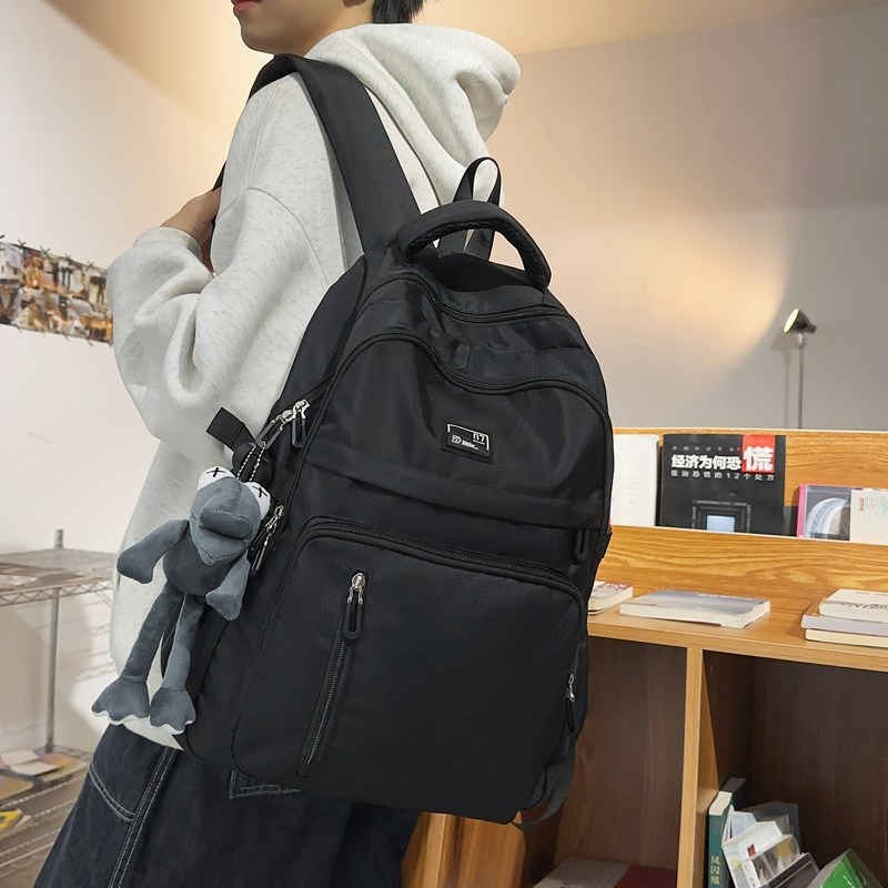 튼튼한 남자 대용량 방수 백팩 노트북 가방 백팩 여행용백팩 중학생 책가방 학생가방 학교 가방 남자 학생가방 인형 없음 KLD-2705 29,760원