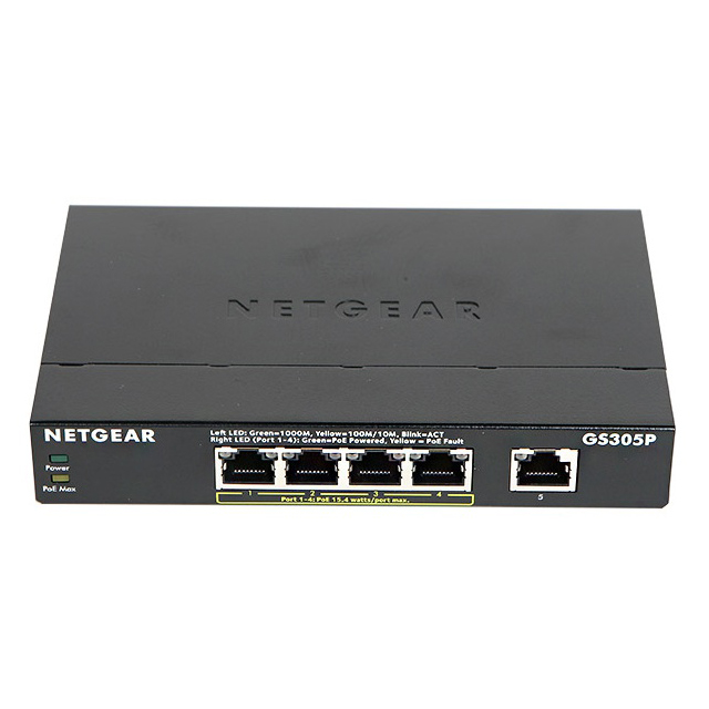 NETGEAR 넷기어 GS305P PoE 스위치허브 최대55.W POE 139,000원