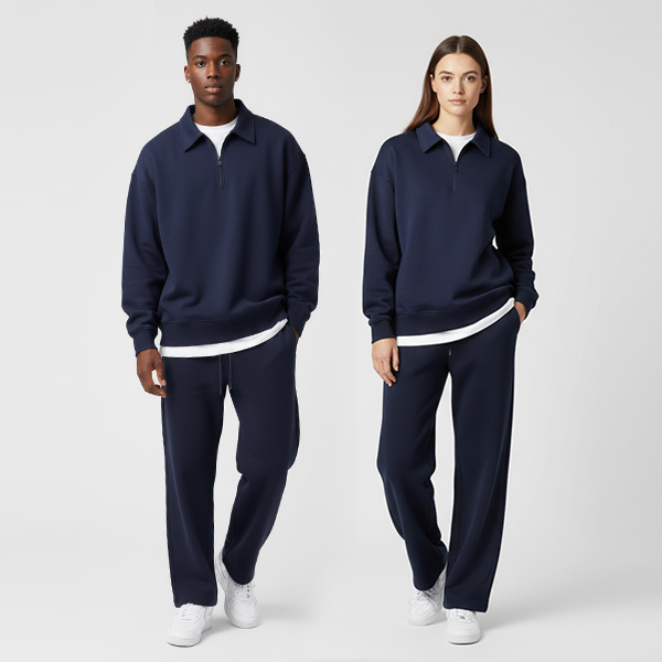 리얼슬로우 남녀공용 오버핏 카라집업+와이드팬츠 세트 48,800원