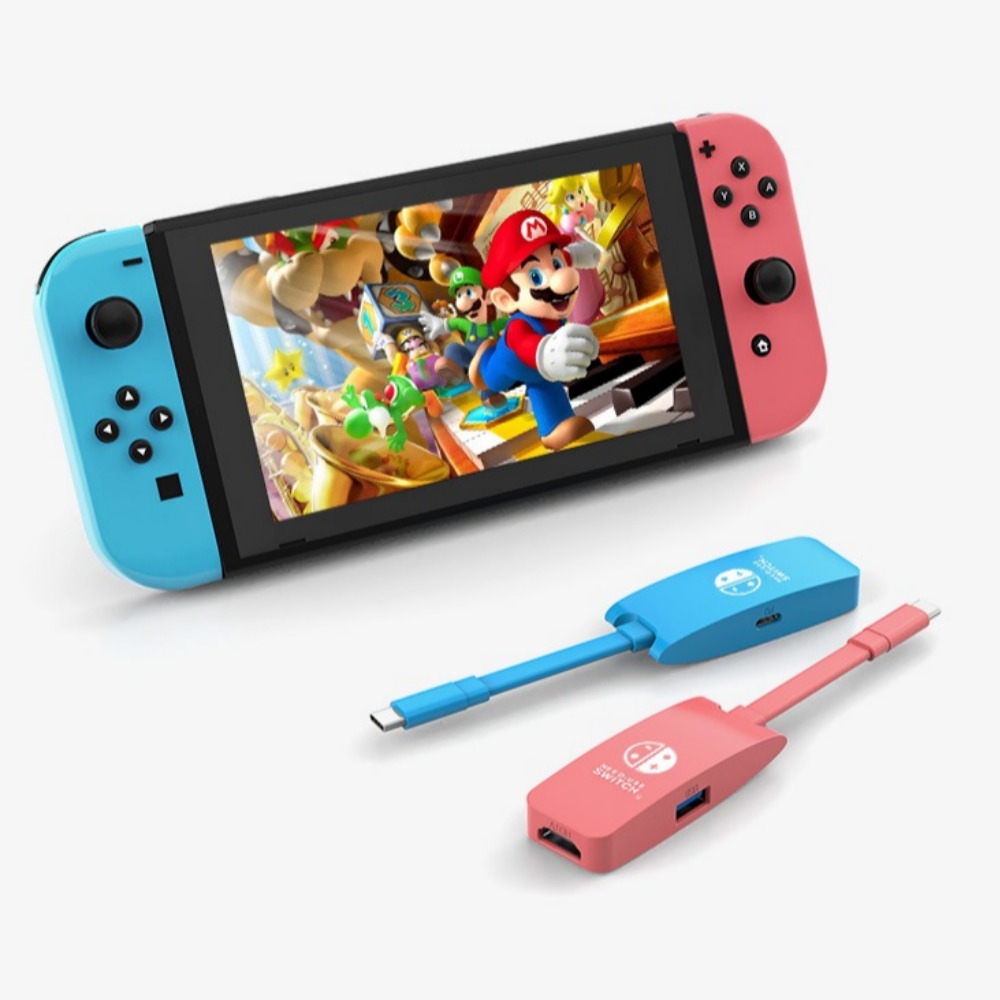 베이식스 닌텐도 스위치독 휴대용 컨버터 HDMI 연결 덱스모드 4K 미니 60Hz TV 34,290원