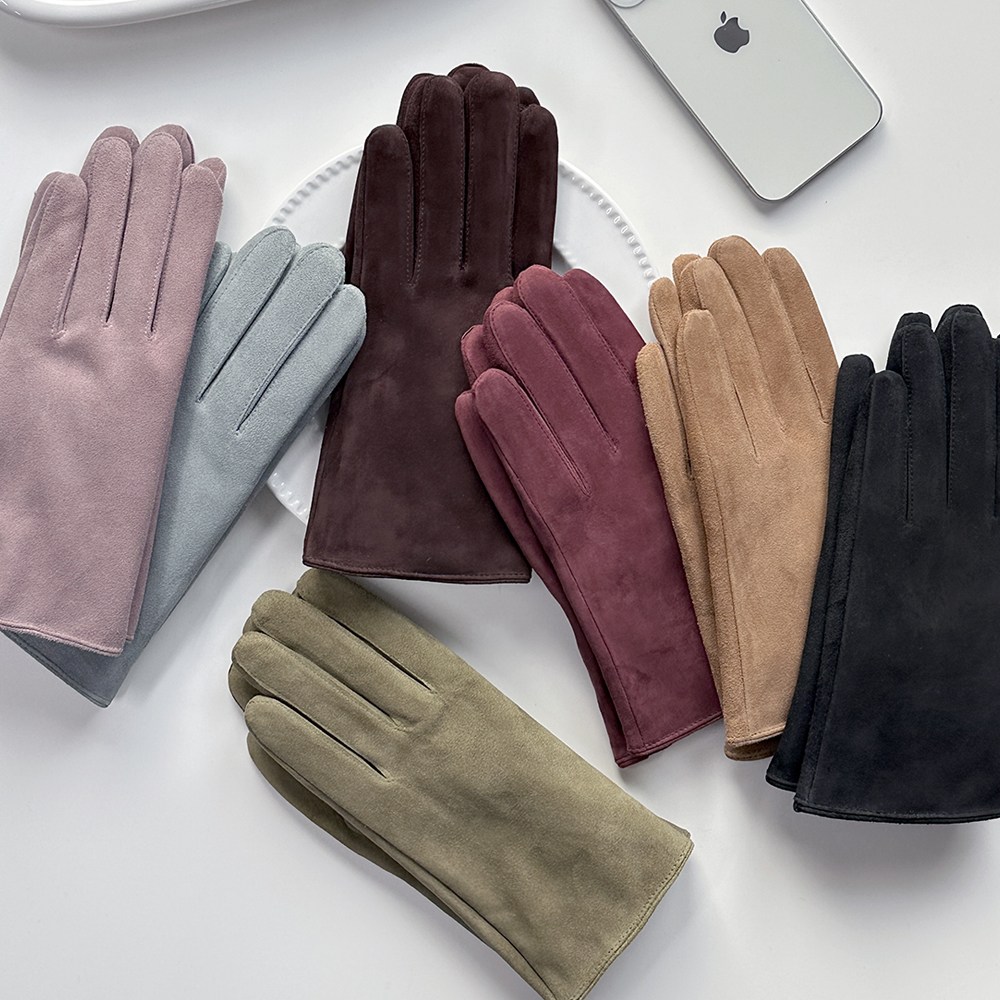 GLW632 Suede Glove 부드러운 국내제작 여성 스웨이드 양가죽장갑 스마트터치 여자 겨울 방한 장갑 32,700원