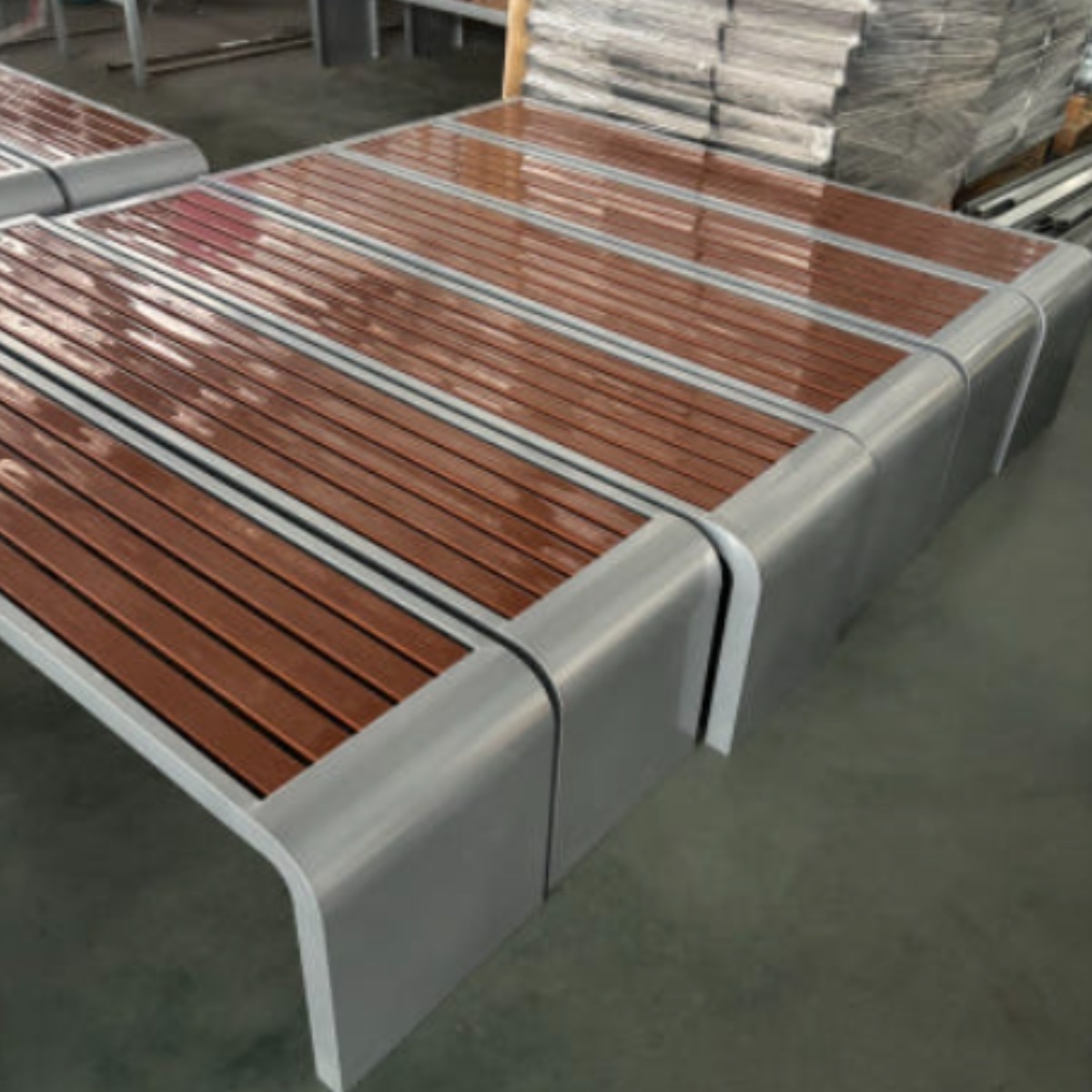 트랑떼 야외벤치 카페 정원 공원 철제 벤치의자, 스텐(304) 184,900원