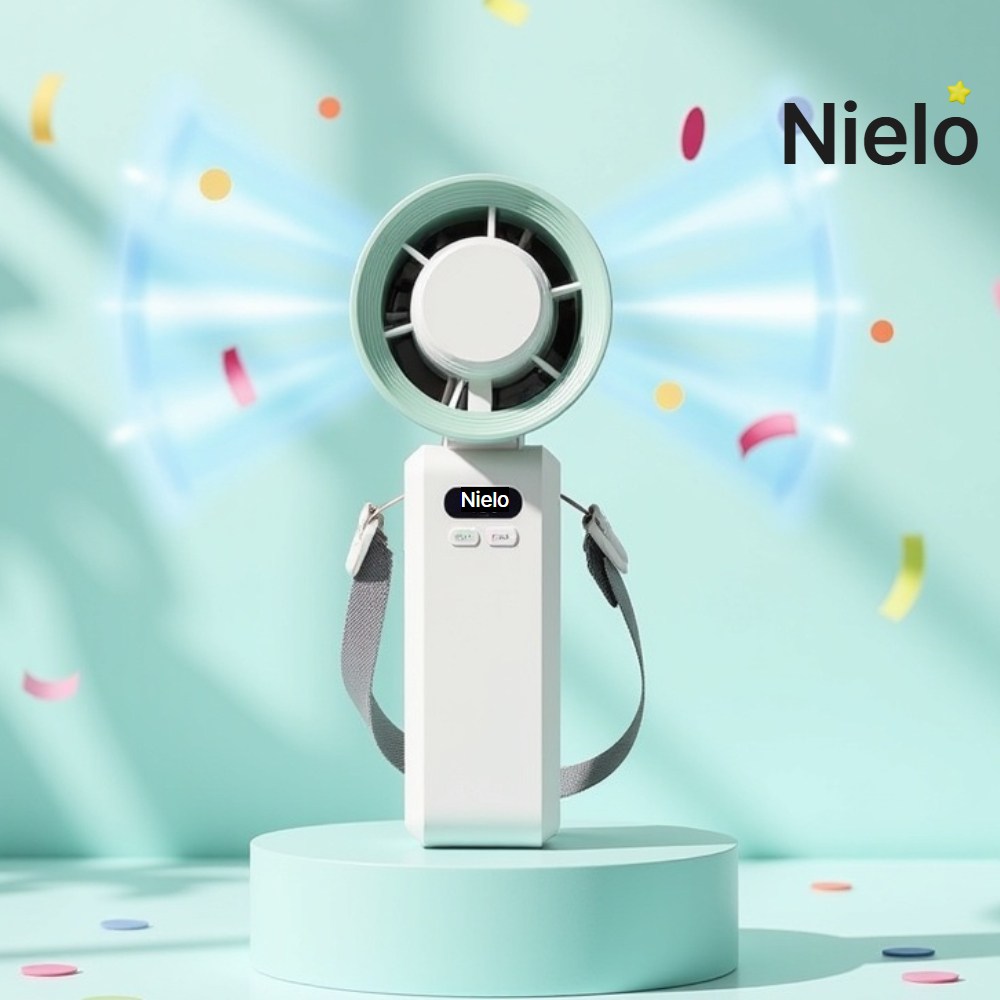 Nielo 니엘로 전자파없는 냉각손선풍기 휴대용 미니 선풍기 추천 [ KC인증 ] 30,000원