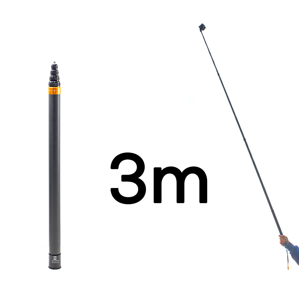 Insta360 인스타360 X4 X3 인비저블 3m 셀카스틱 롱 셀카봉 모노포드 고프로 오즈모 항공샷 부감, 1개, 단품 54,000원