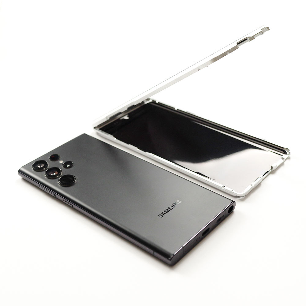 하푼 갤럭시 S24 울트라 사생활보호 마그네틱 풀커버 강화유리 케이스 30,900원