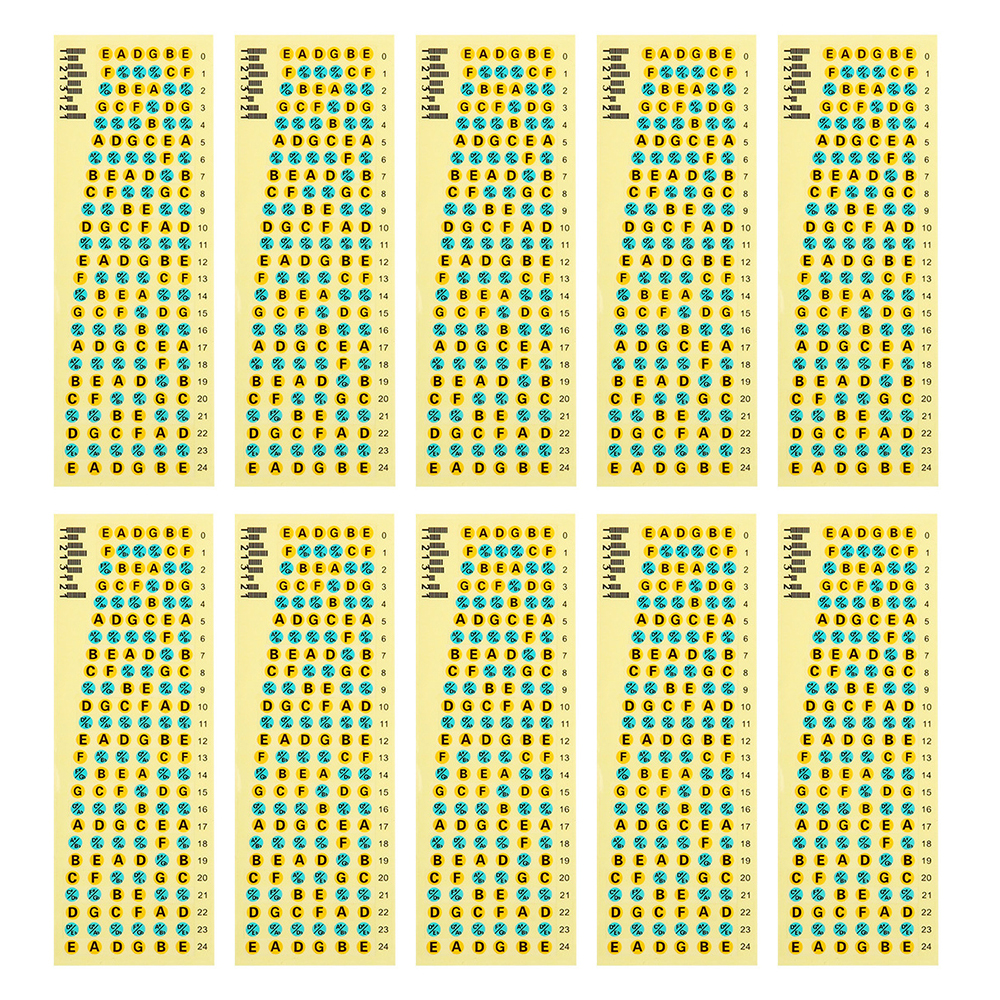 탑피아 심플 기타 음계 스티커 기타용, 10개 9,080원