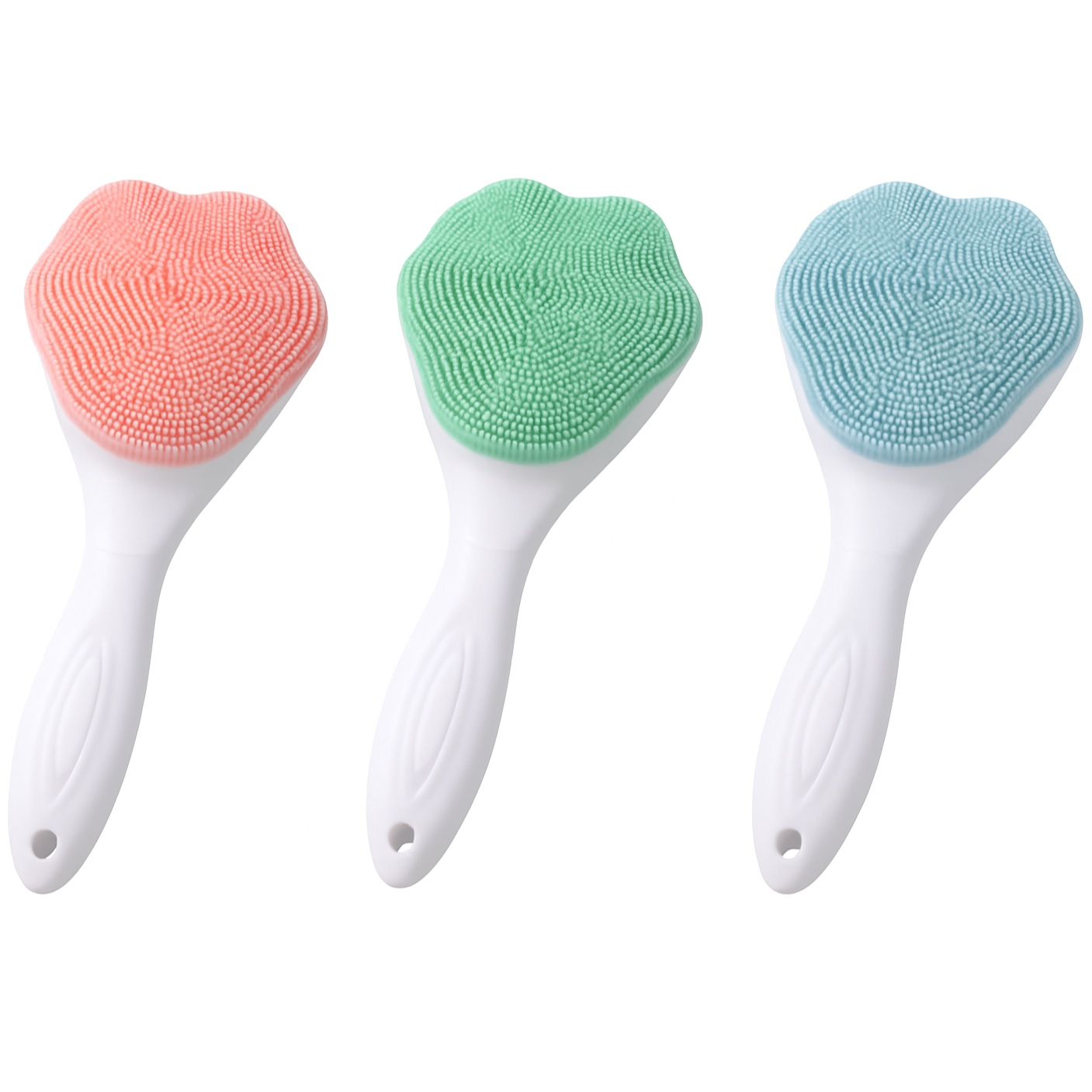 저자극 강아지 고양이 발세척 실리콘 목욕브러쉬, 1개, 핑크 11,900원