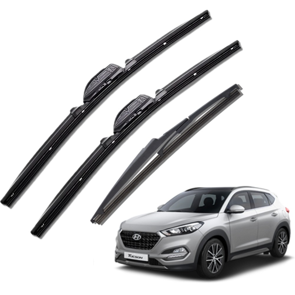 현대 올뉴 더뉴 투싼 자동차 프리미엄 하이브리드 와이퍼 전면 후면 1+1+1 23,800원